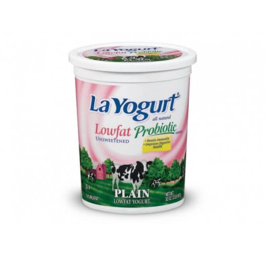 LA YOGURT LOW FAT PLAIN 32OZ